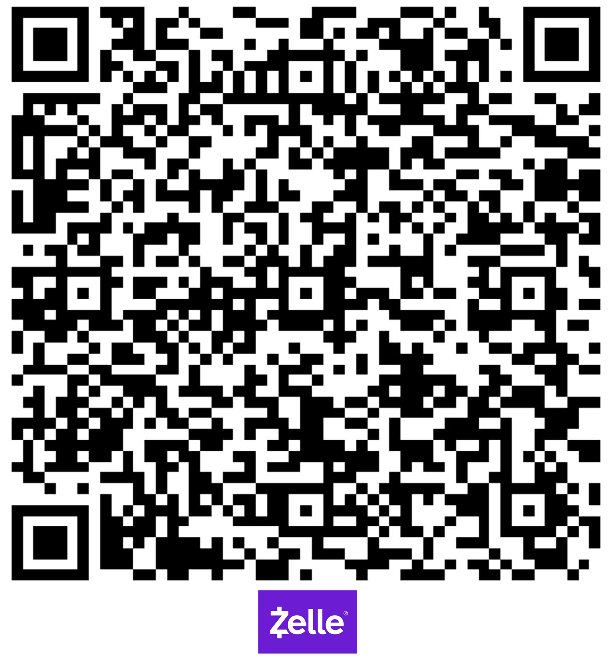 Zelle Donation QR Code